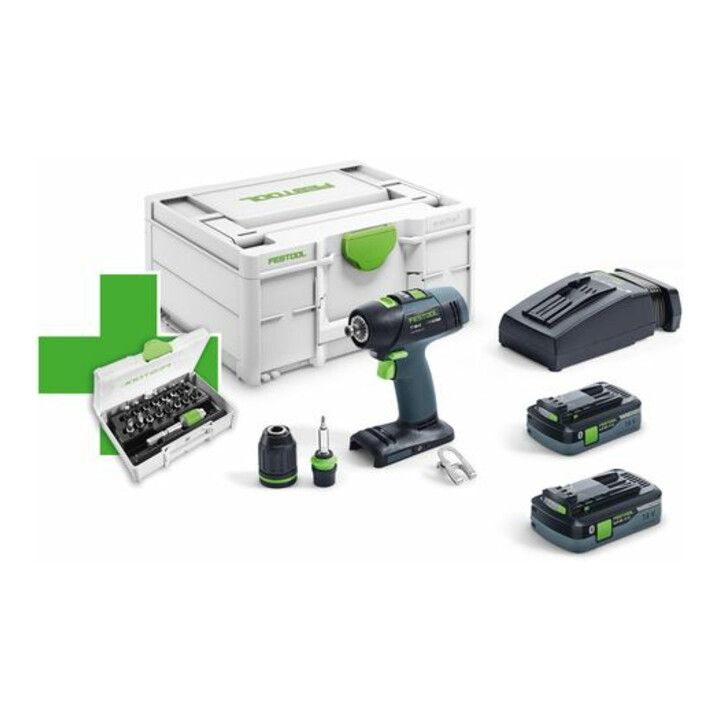 Perceuse-visseuse sans fil T 18+3 HPC 4,0 I-Plus Promo 21 577188 Festool