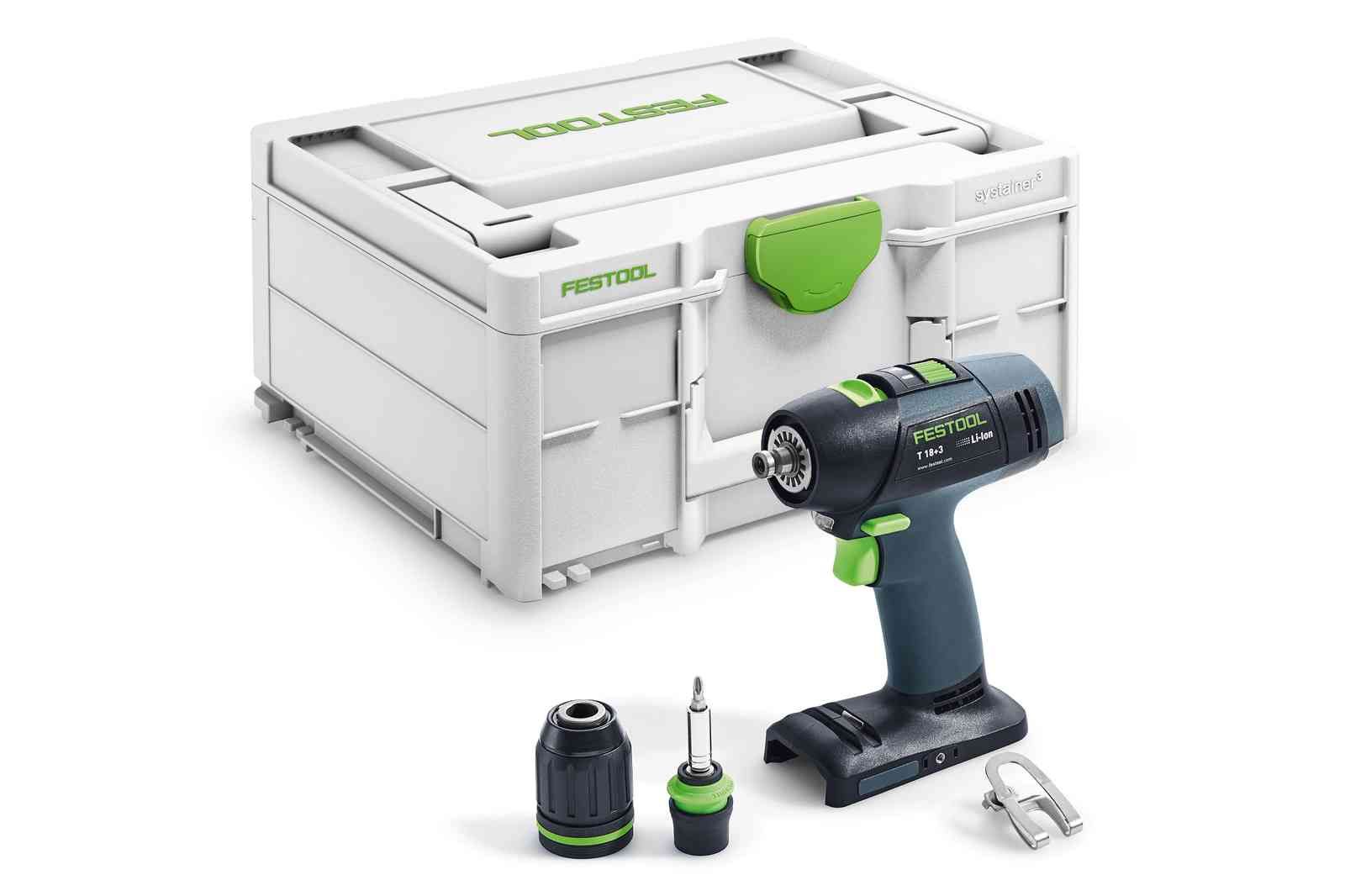 Perceuse-visseuse sans fil T 18+3-Basic - 576448 Festool