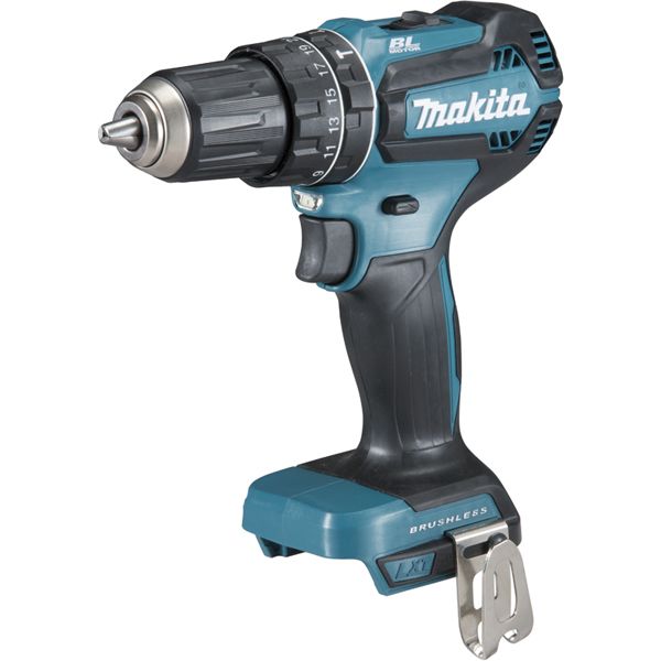 Perceuse visseuse à percussion 18 V Li-Ion Ø 13 mm (Produit Makita DHP485ZJ