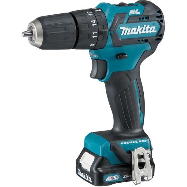 Perceuse visseuse a percussion 10,8 V Li-Ion 2 Ah CXT  10 mm Makita