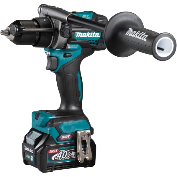 Perceuse visseuse à percussion 40 V max Li-Ion 2x2,5 Ah XGT Ø 13 mm HP001GD201 Makita