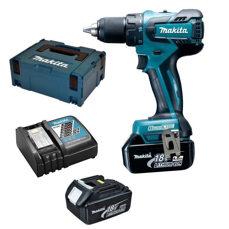 Perceuse visseuse 18 V Li-Ion 2x4 Ah  13 mm Makita - DDF459RMJ