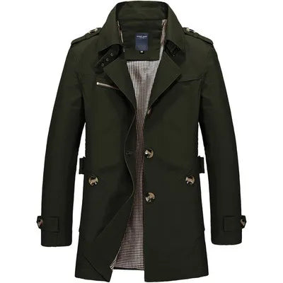 Trench Casual Mi-Long